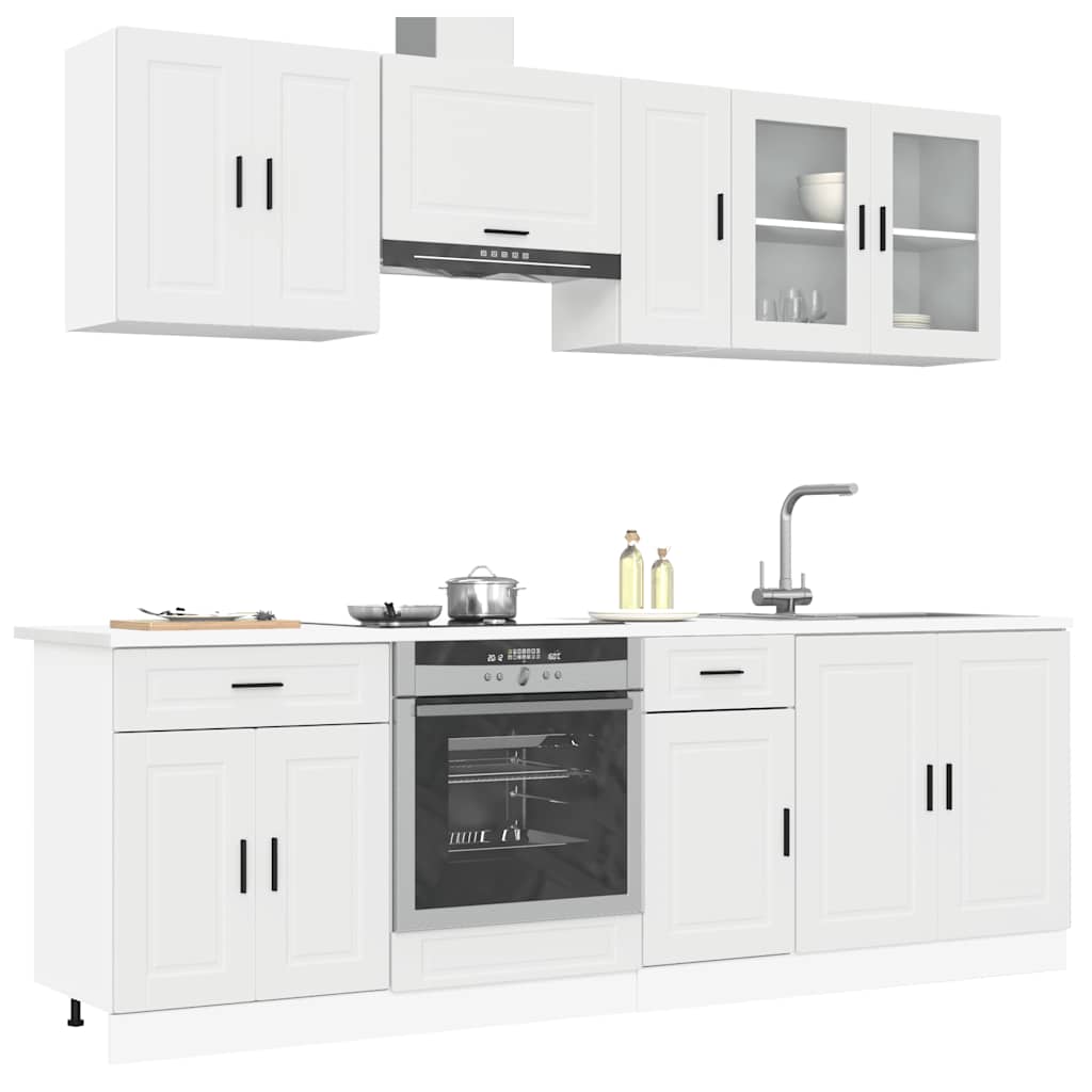 8-Tlg. Küchenschrank-Set Porto Holzwerkstoff