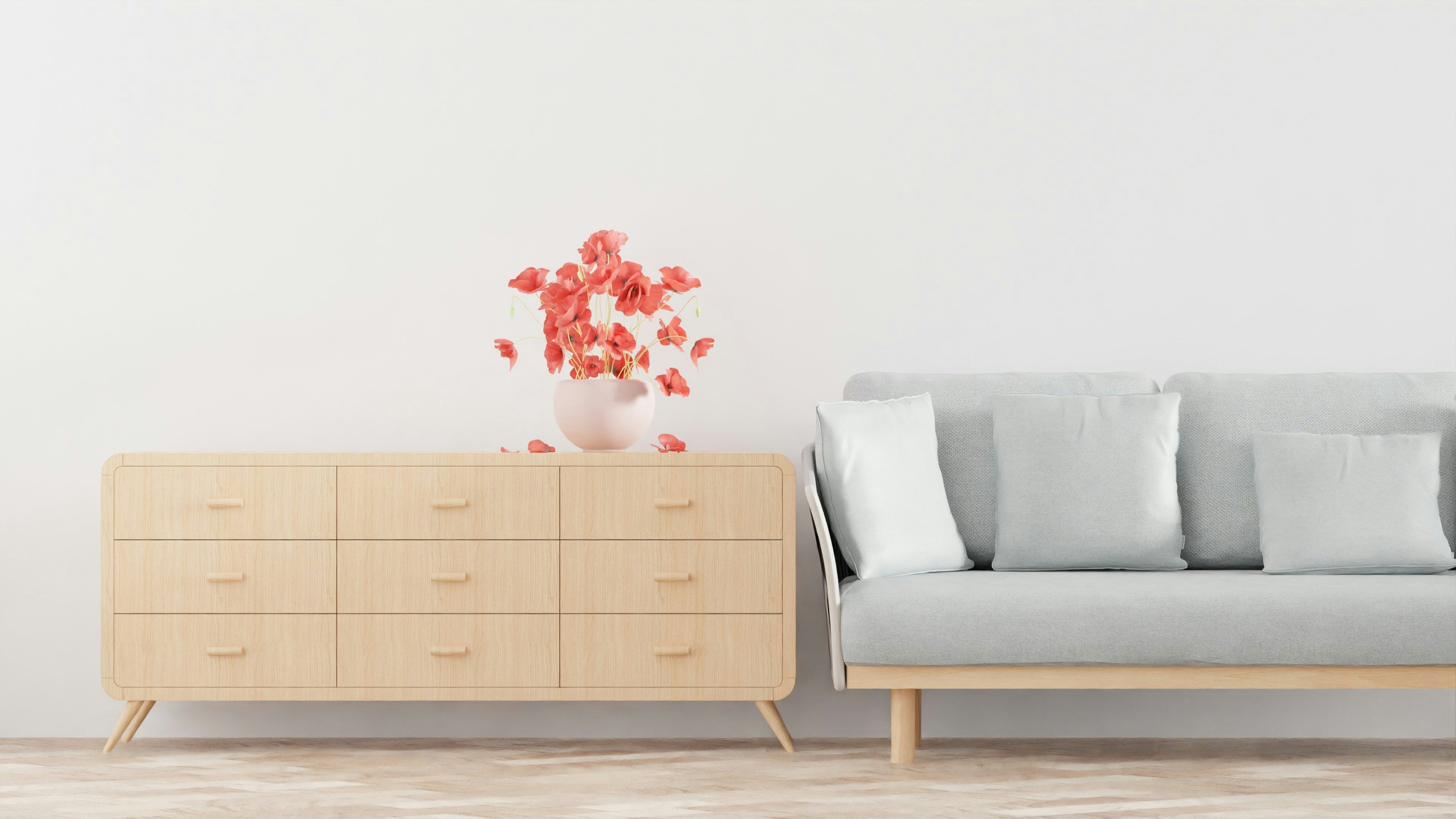 Elegantes Wohnzimmer mit kleinem Budget: praktische Ideen von Möbel Now