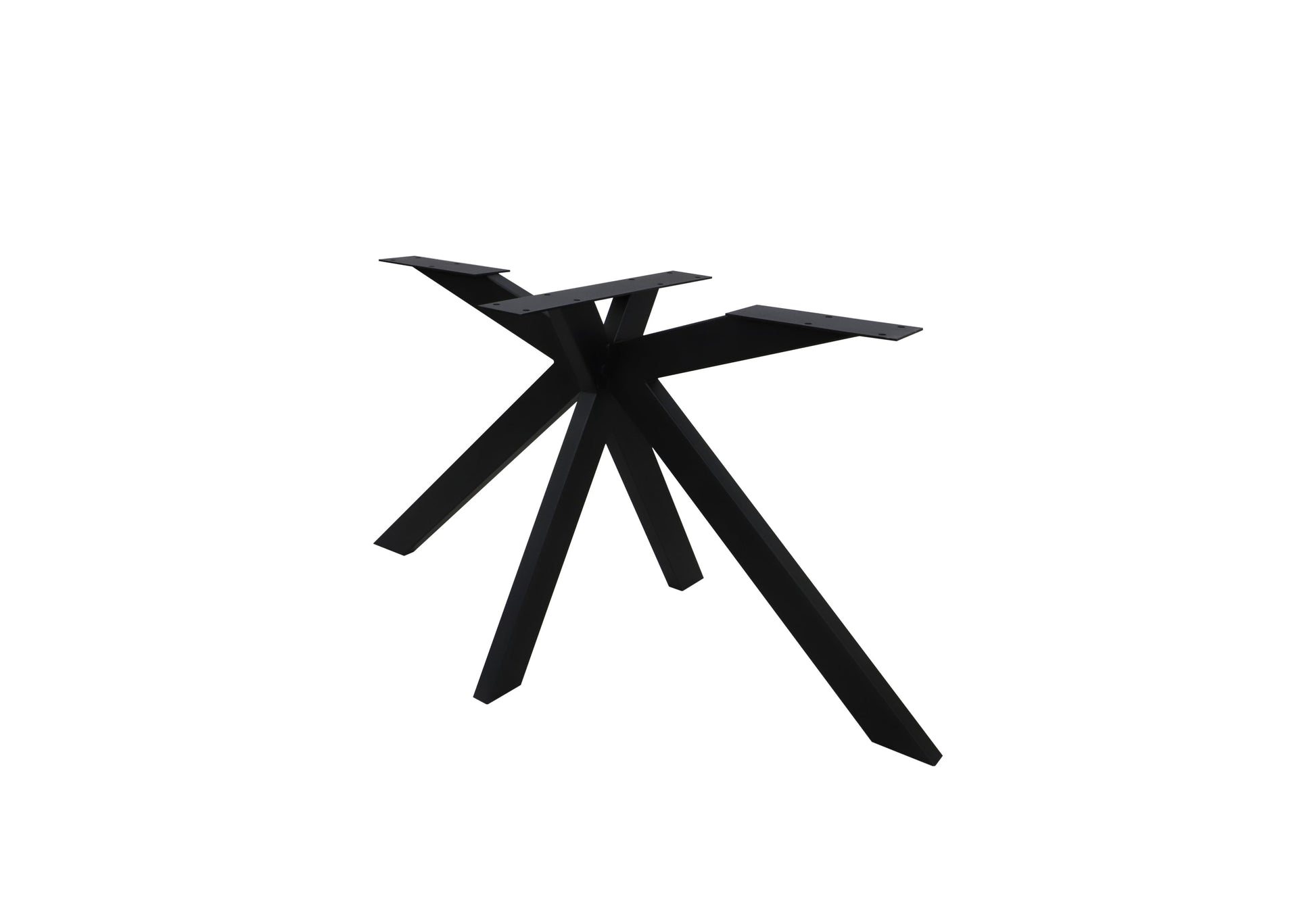 Esstisch Emil Oval mit Schweizer Kante Spider Gestell Eiche wildeiche massiv