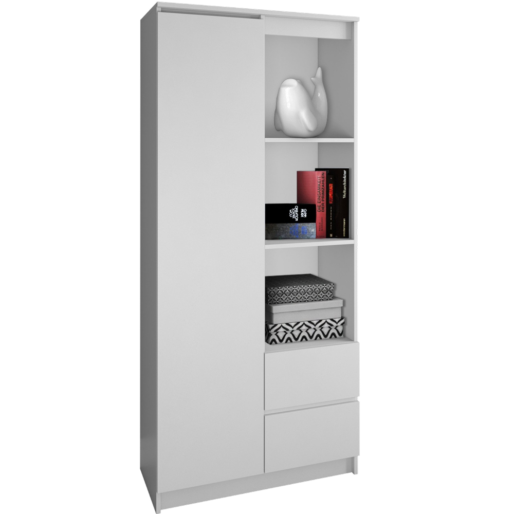 Regal BILY RS-80 – 80 cm breit, 7 Fächer & 2 Schubladen, mehrere Farben