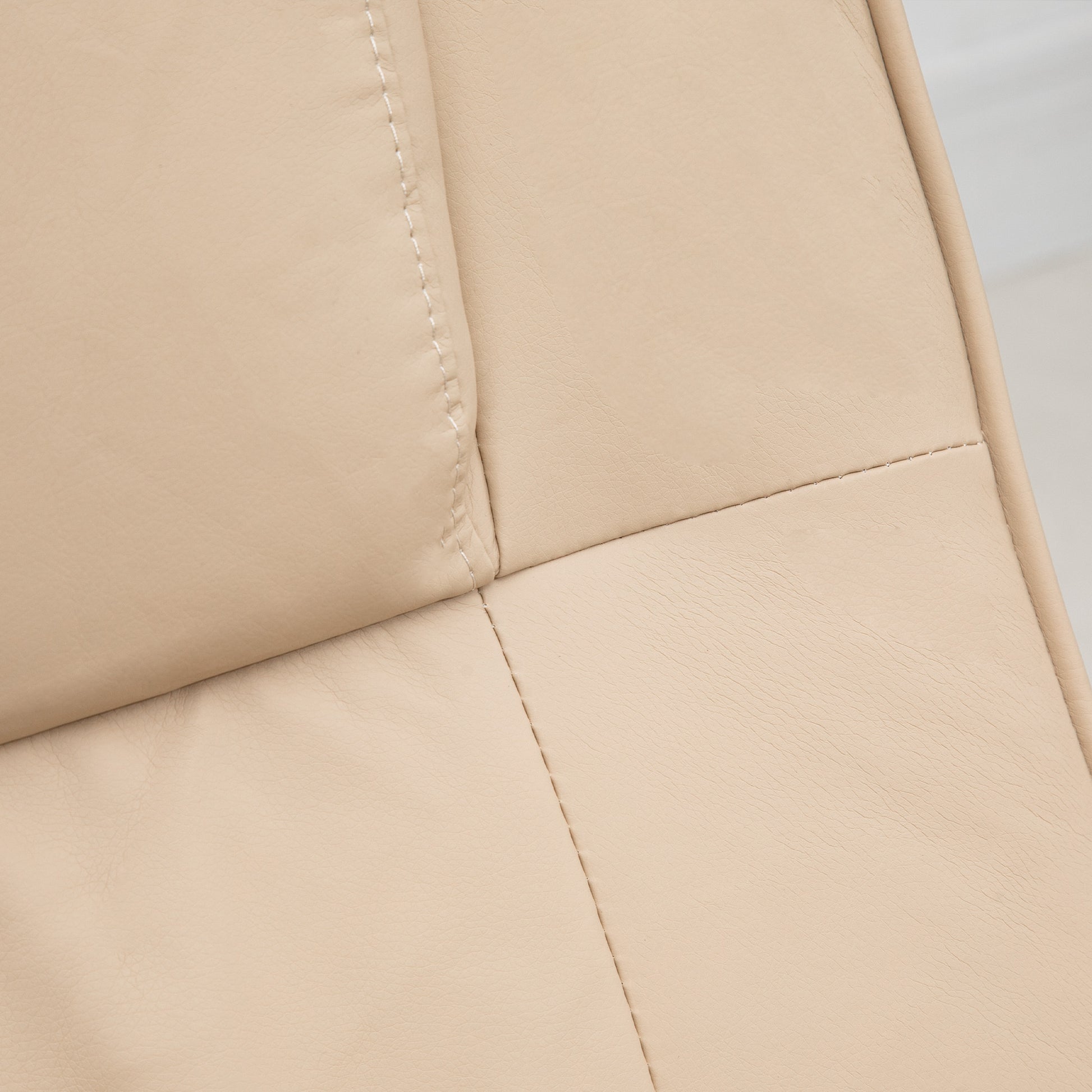 Massagesessel mit Hocker, Drehbares mit Massagefunktion, Liegefunktion, Fernbedienung, Kunstleder