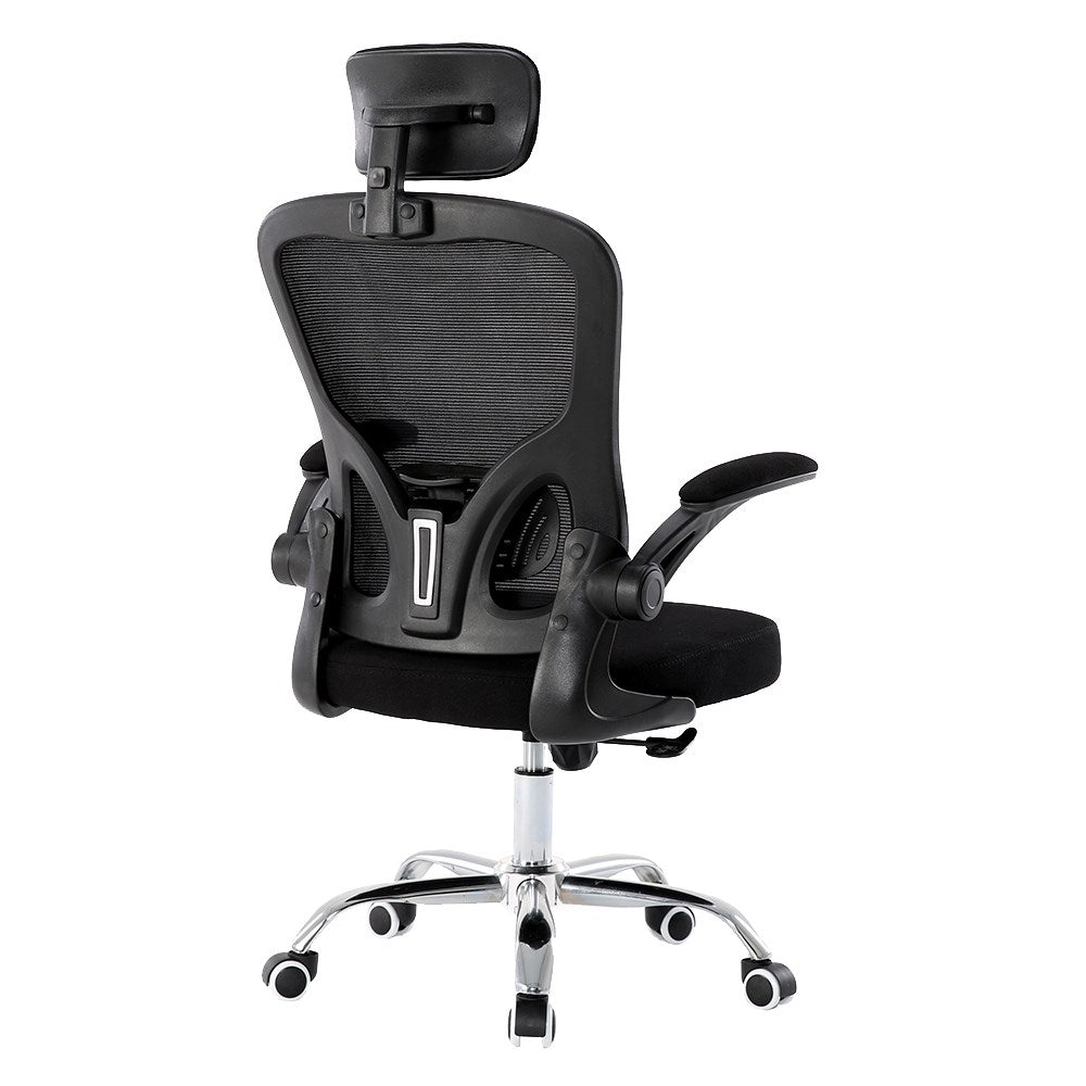 Bürostuhl DORY – ergonomischer Drehstuhl mit Armlehnen & Kopfstütze