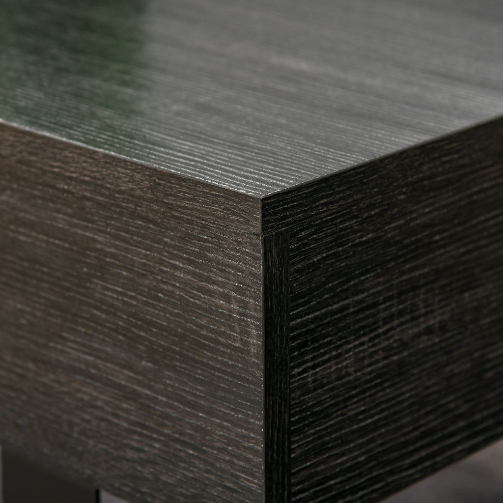 Couchtisch Wohnzimmertisch mit Schublade, Modern Sofatisch mit Metallrahmen, Beistelltisch, Kaffeetisch