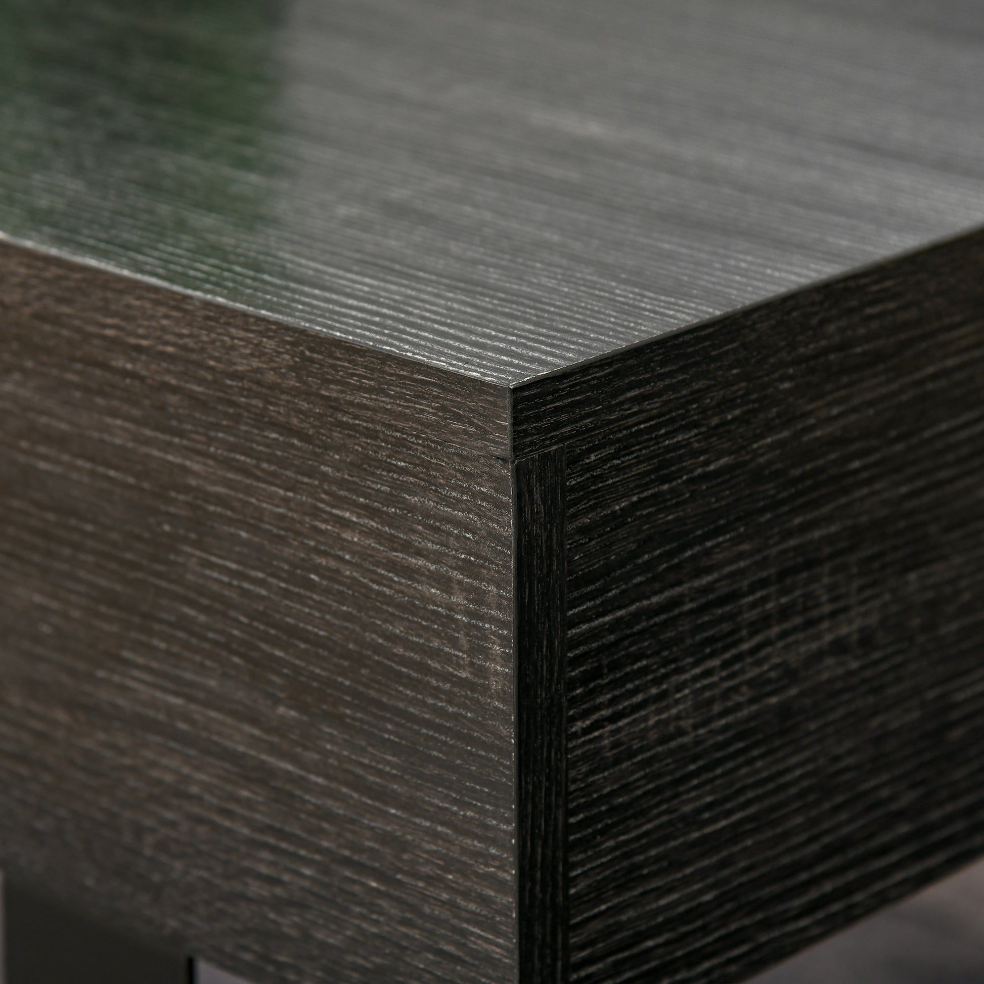 Couchtisch Wohnzimmertisch mit Schublade, Modern Sofatisch mit Metallrahmen, Beistelltisch, Kaffeetisch