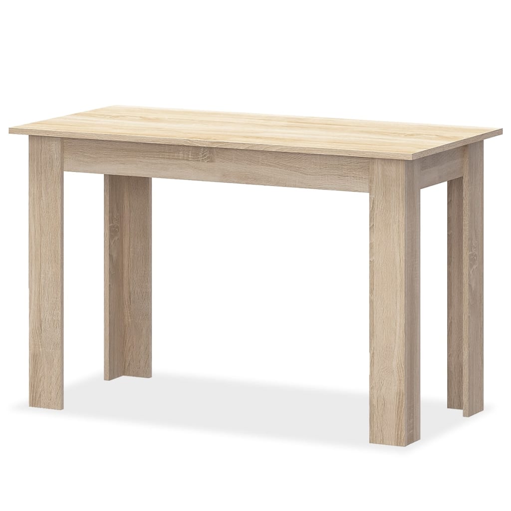 3-Tlg. Essgruppe Tisch Und Bänke Holzwerkstoff