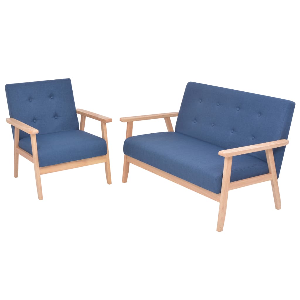 Sofa-Set 3-Tlg. Stoff