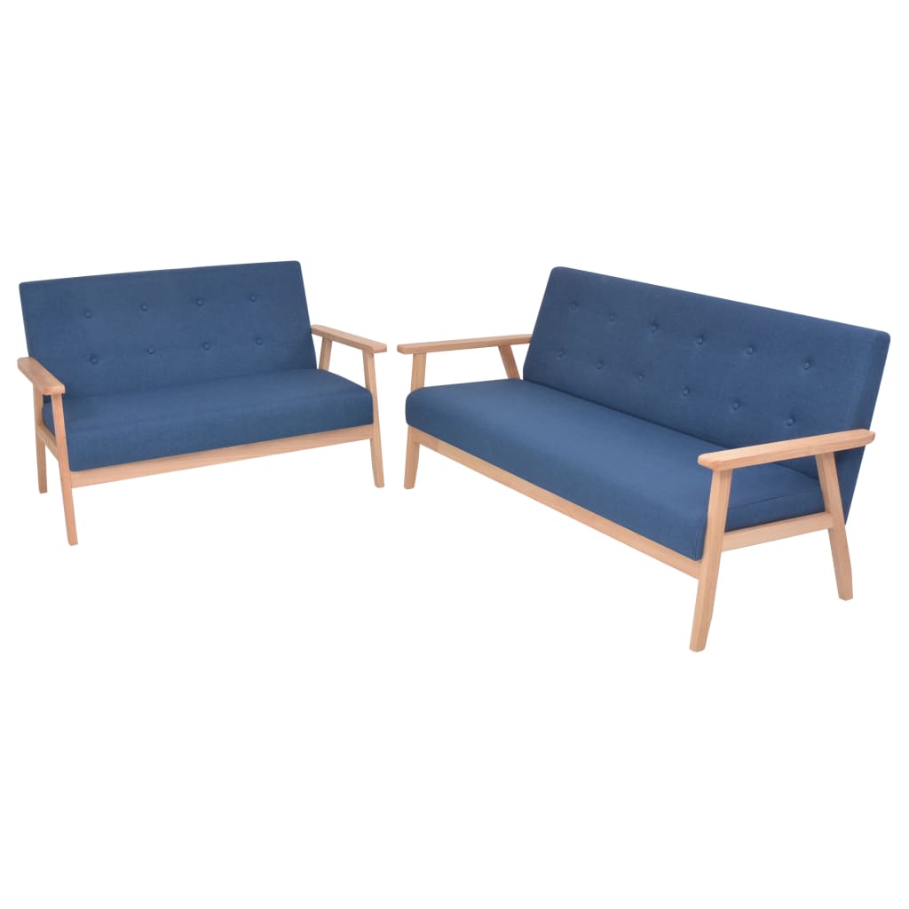 Sofa-Set 3-Tlg. Stoff