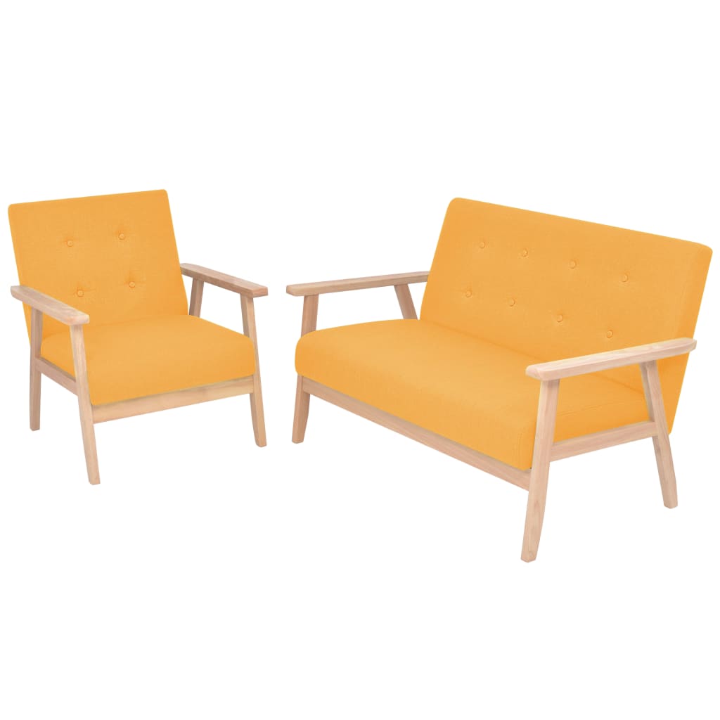 Sofa-Set 3-Tlg. Stoff