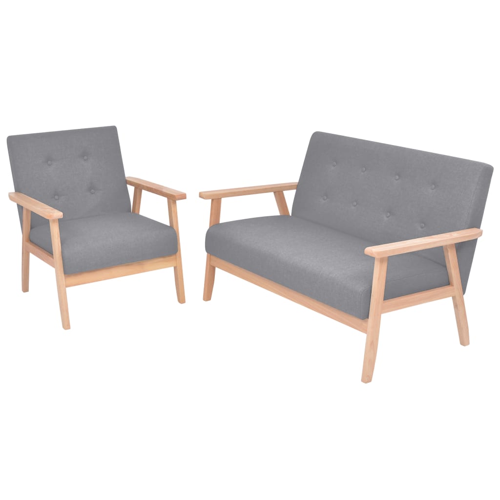 Sofa-Set 3-Tlg. Stoff