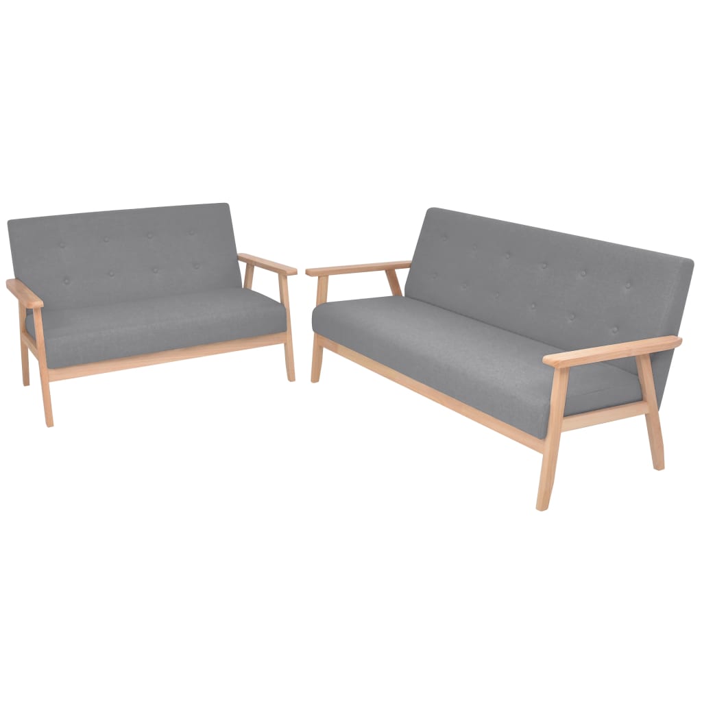 Sofa-Set 3-Tlg. Stoff