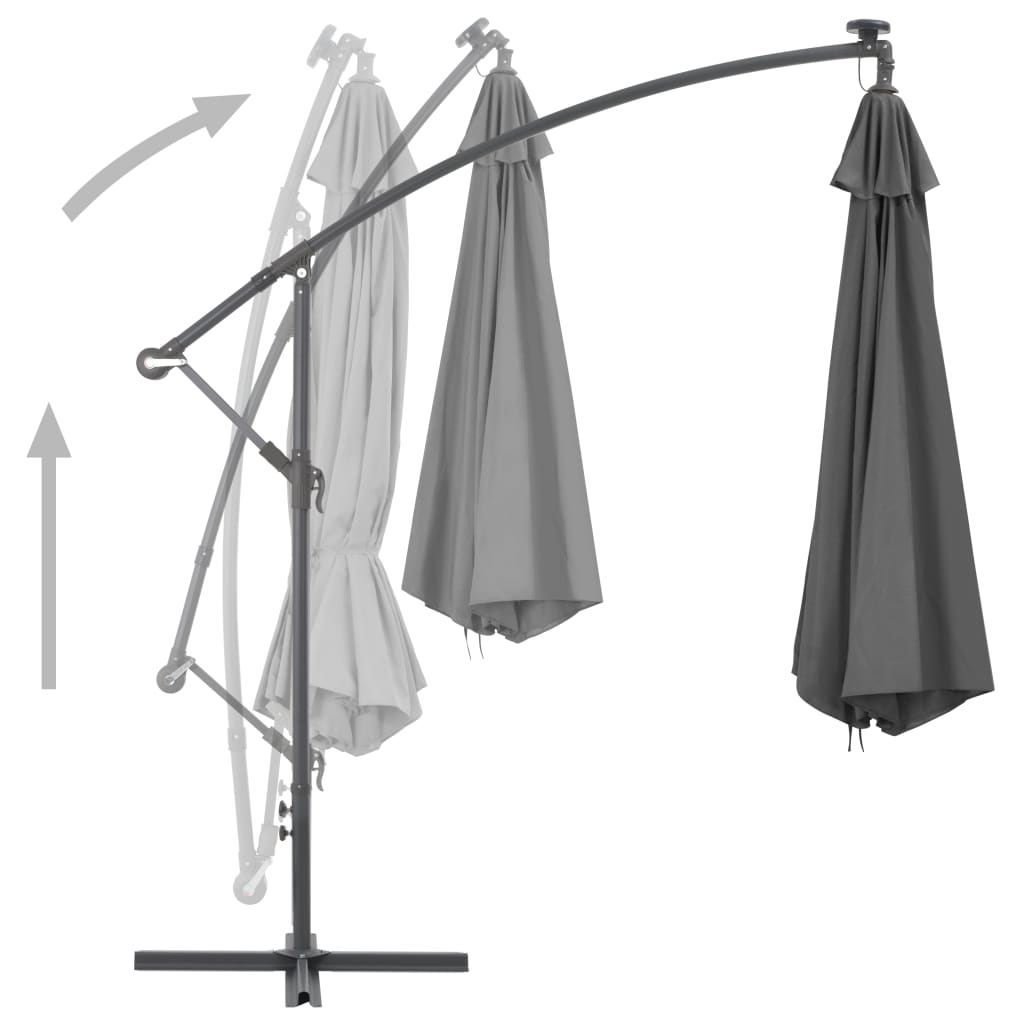 Ampelschirm Mit Stahl-Mast 300 Cm