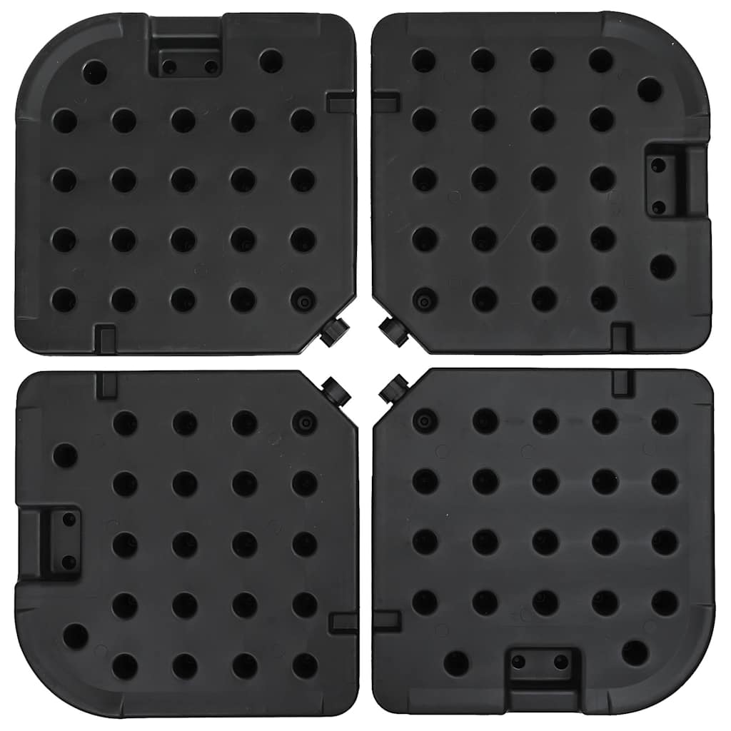 Sonnenschirmständer Sand / Wasser 60 L Schwarz