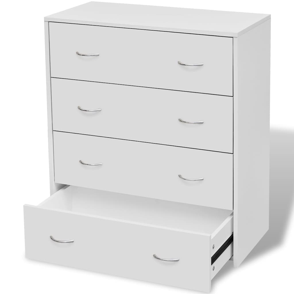 Kommode Mit 4 Schubladen 60×30,5×71 Cm