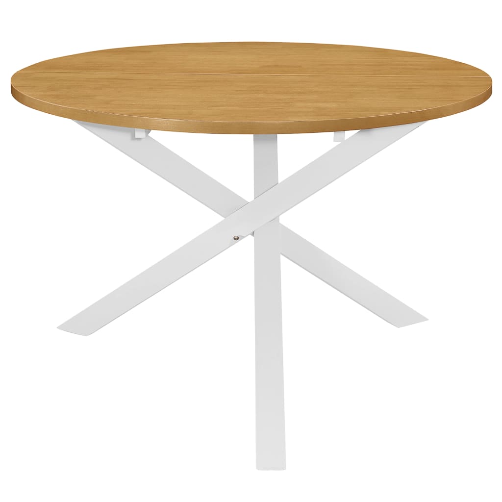 Esstisch Weiß 120X75 Cm Mdf