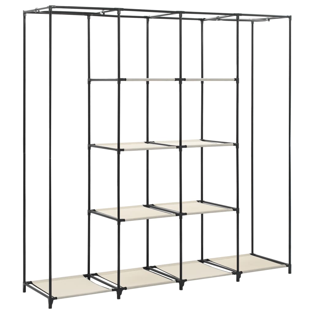 Kleiderschrank Mit 4 Fächern 175 X 45 X 170 Cm