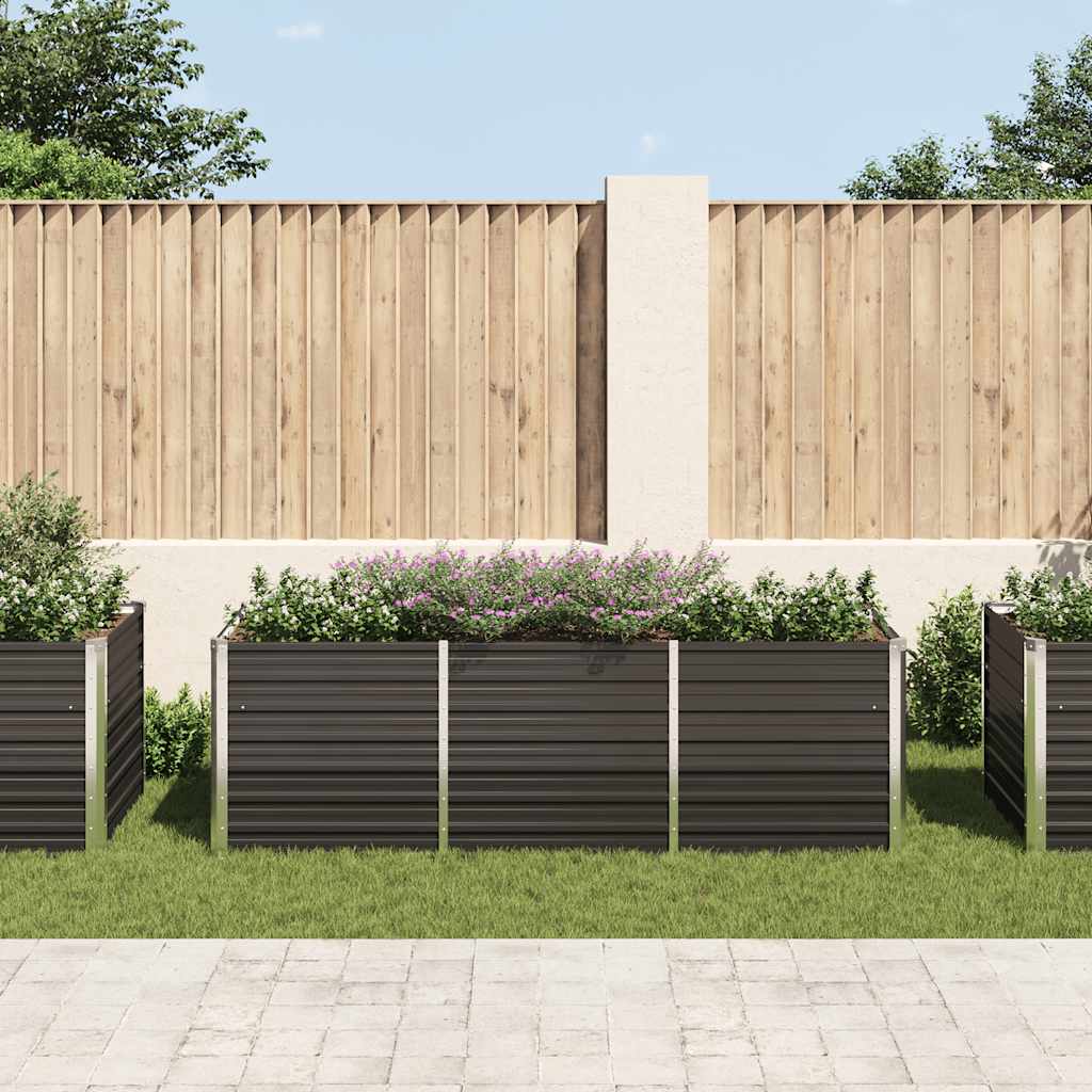 Garten-Hochbeet Verzinkter Stahl
