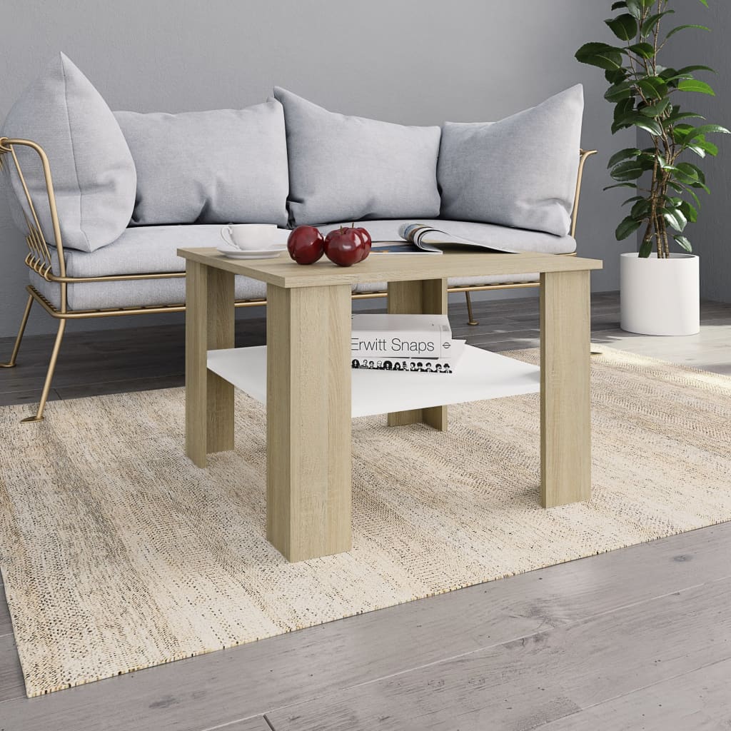 Couchtisch Sonoma-Eiche 60X60X42 Cm Holzwerkstoff