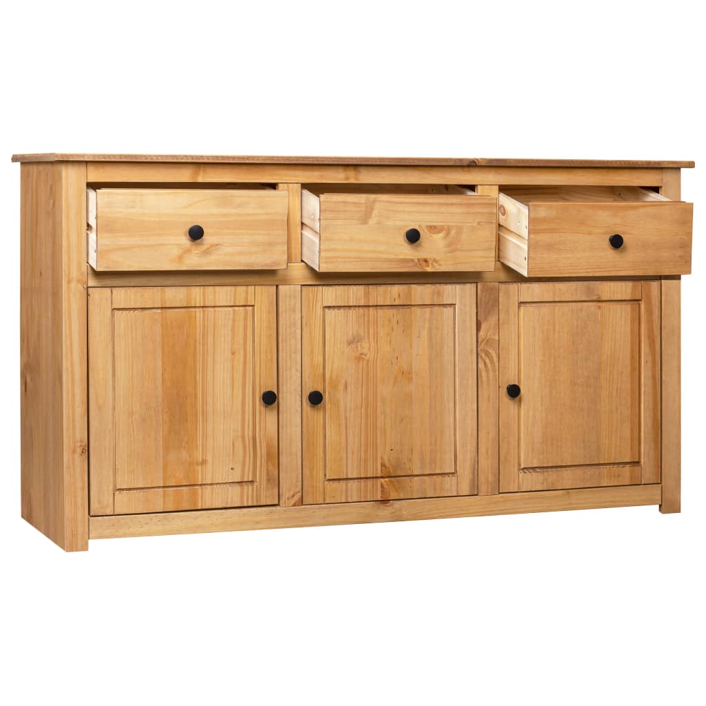 Sideboard 135 X 40 X 80 Cm Massivholz Panama-Kiefer