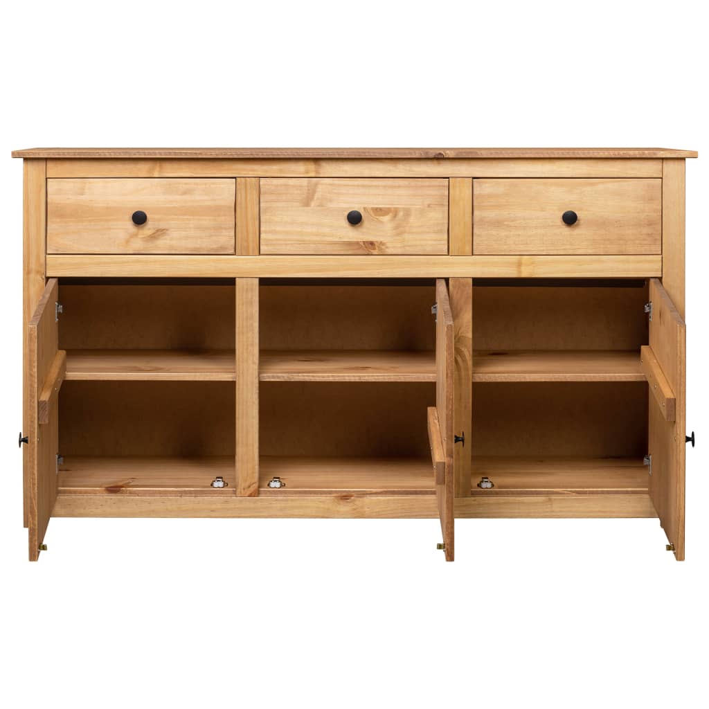 Sideboard 135 X 40 X 80 Cm Massivholz Panama-Kiefer