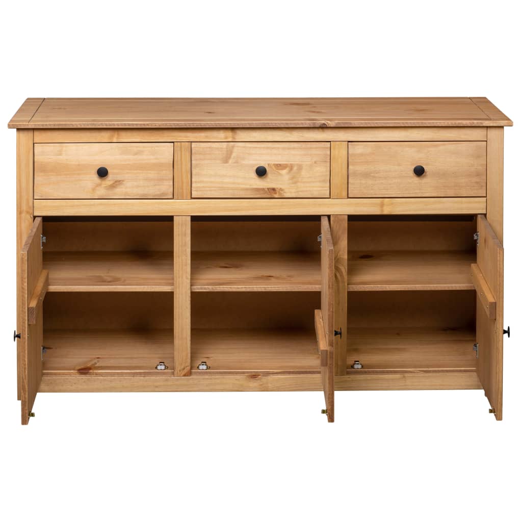 Sideboard 135 X 40 X 80 Cm Massivholz Panama-Kiefer