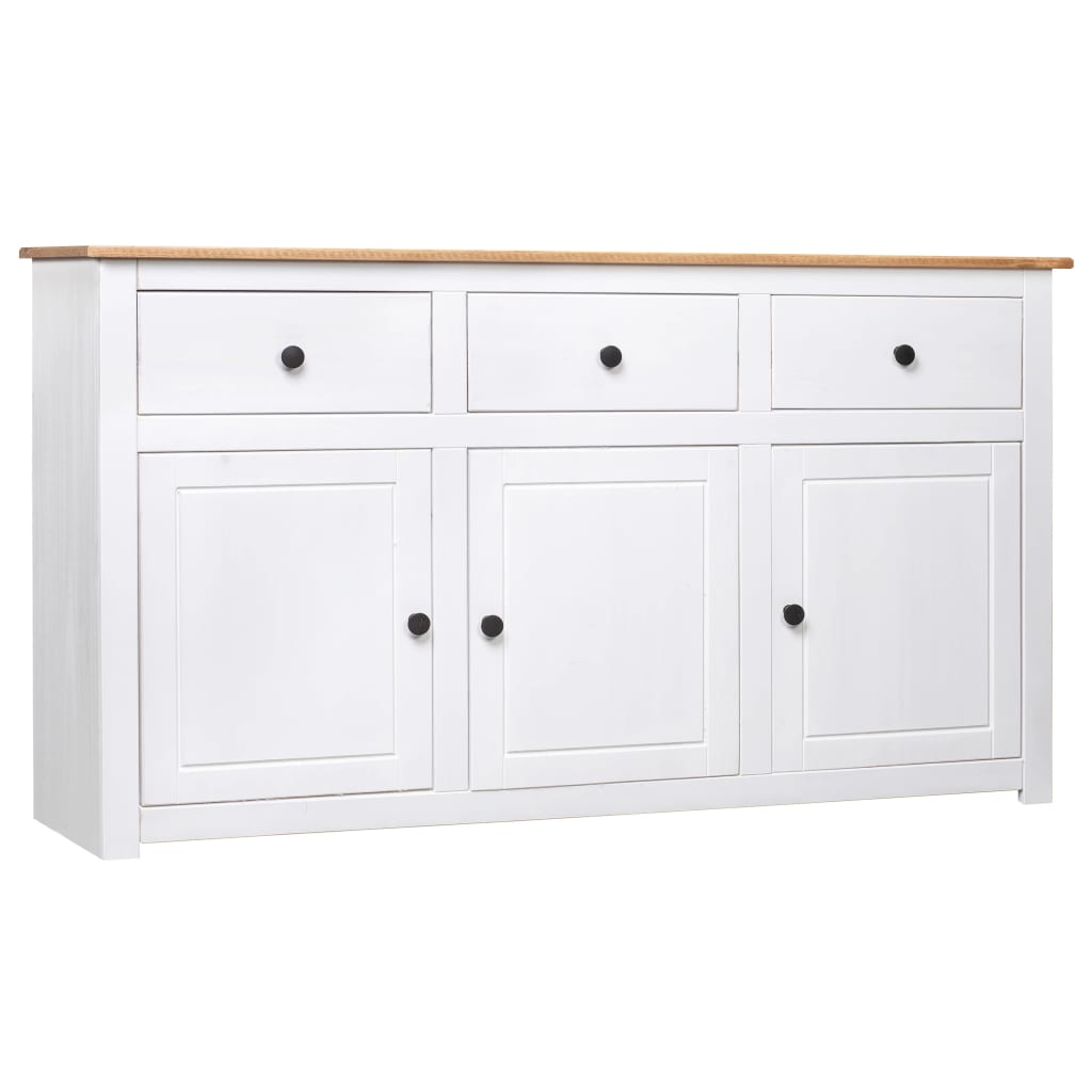 Sideboard 135 X 40 X 80 Cm Massivholz Panama-Kiefer