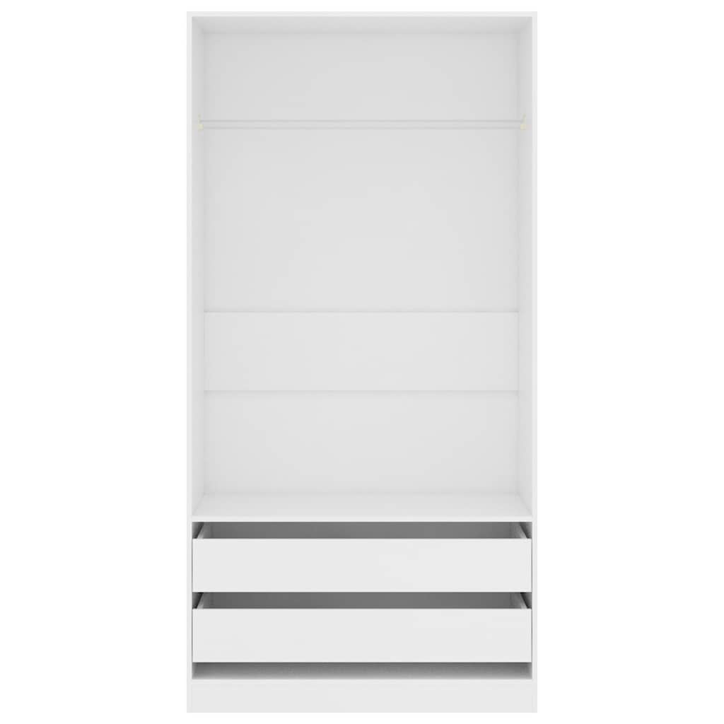 Kleiderschrank Holzwerkstoff Weiß