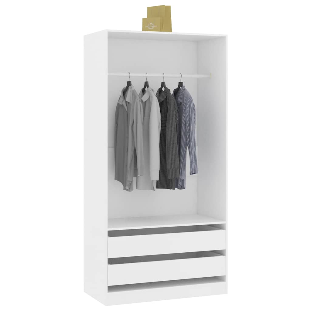 Kleiderschrank Holzwerkstoff Weiß