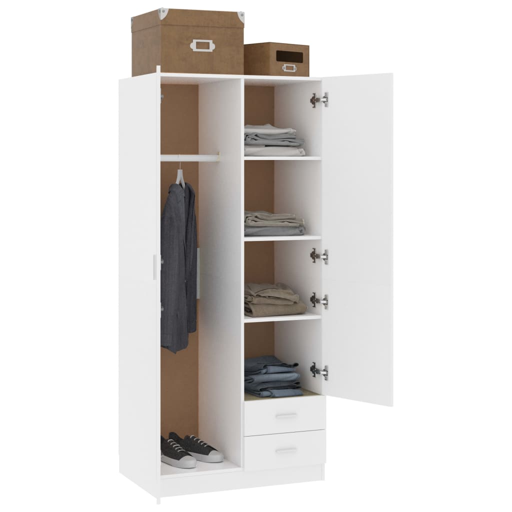 Kleiderschrank 80X52X180 Cm Holzwerkstoff