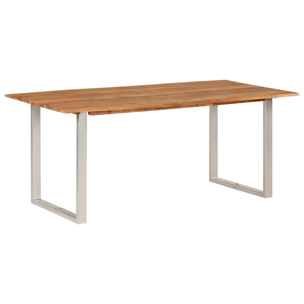 Esstisch 180×90×76 Cm Massivholz Akazie