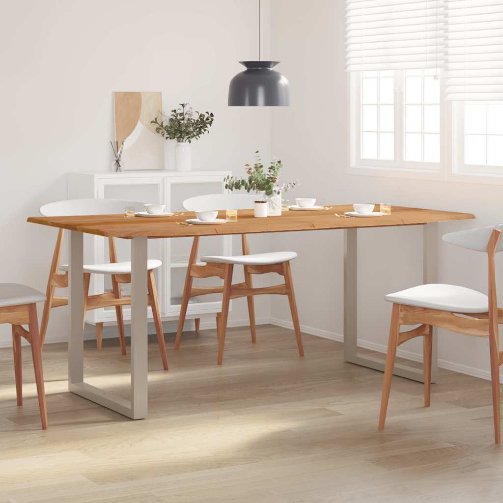 Esstisch 180×90×76 Cm Massivholz Akazie