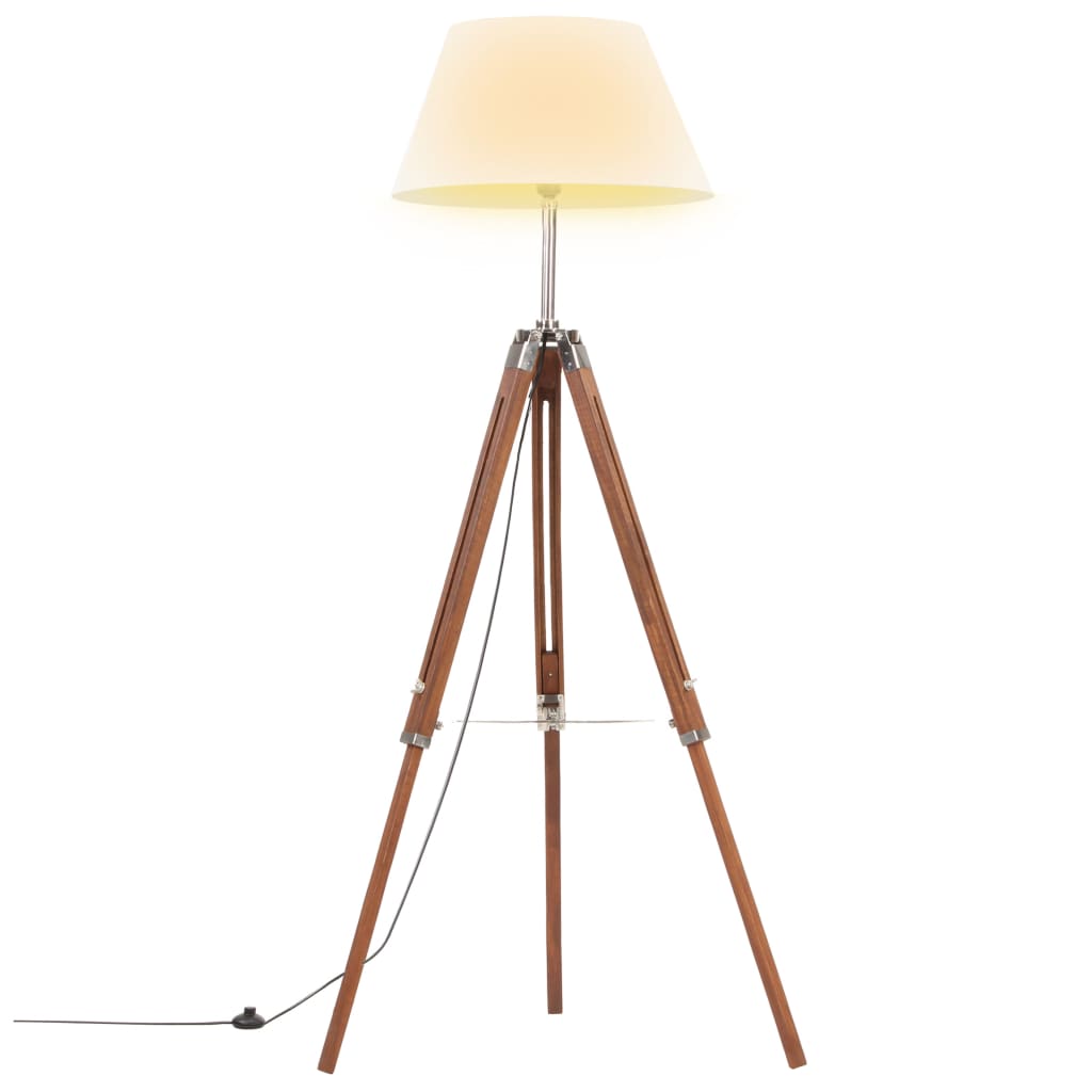 Stativlampe Teak Massivholz 141 Cm