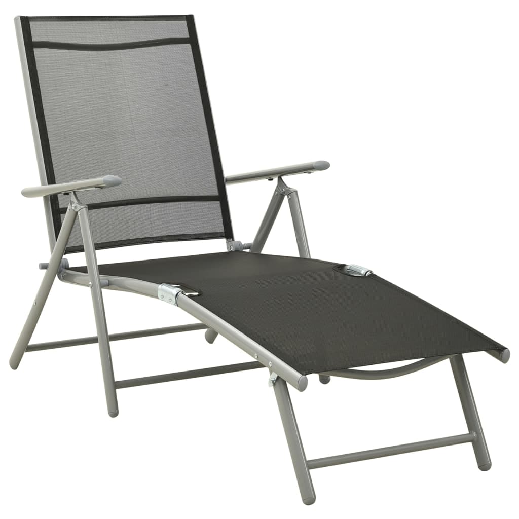 3-Tlg. Garten-Lounge-Set Textilene Und Aluminium N