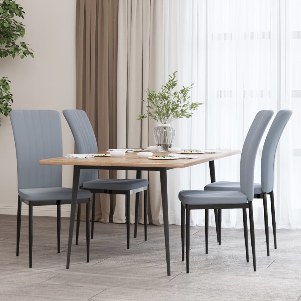 Esszimmerstühle 2 Stk. Senf Samt