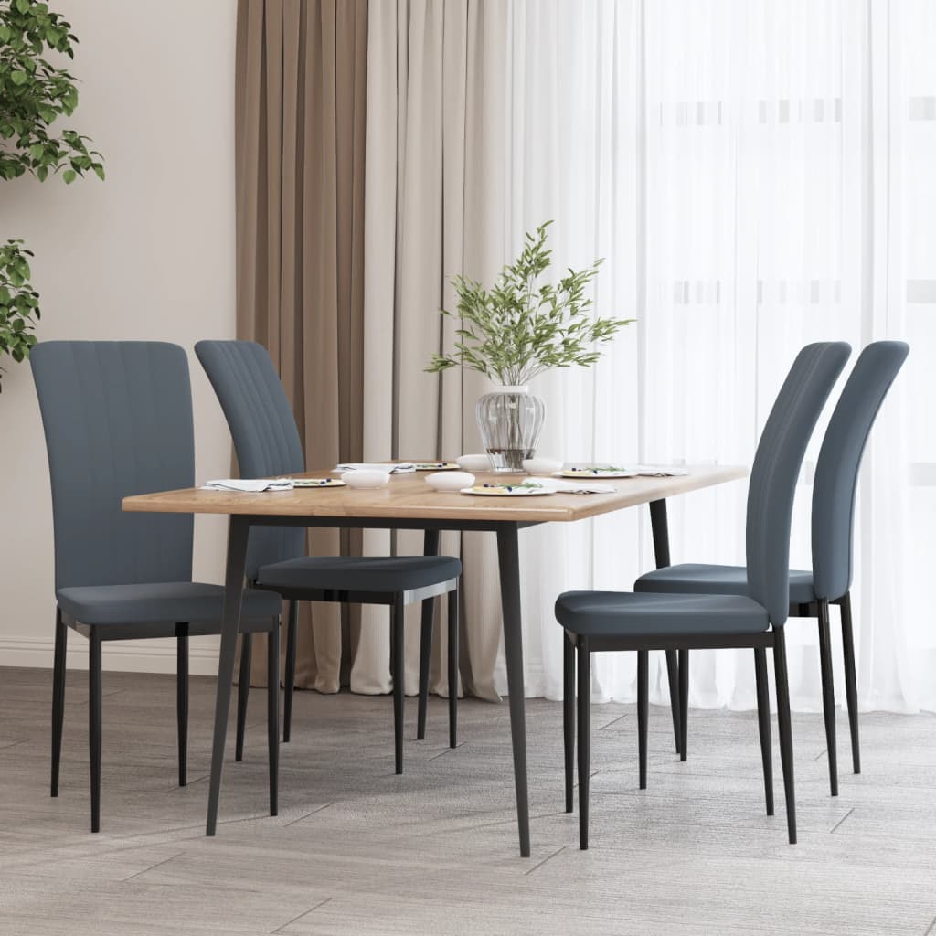 Esszimmerstühle 2 Stk. Senf Samt