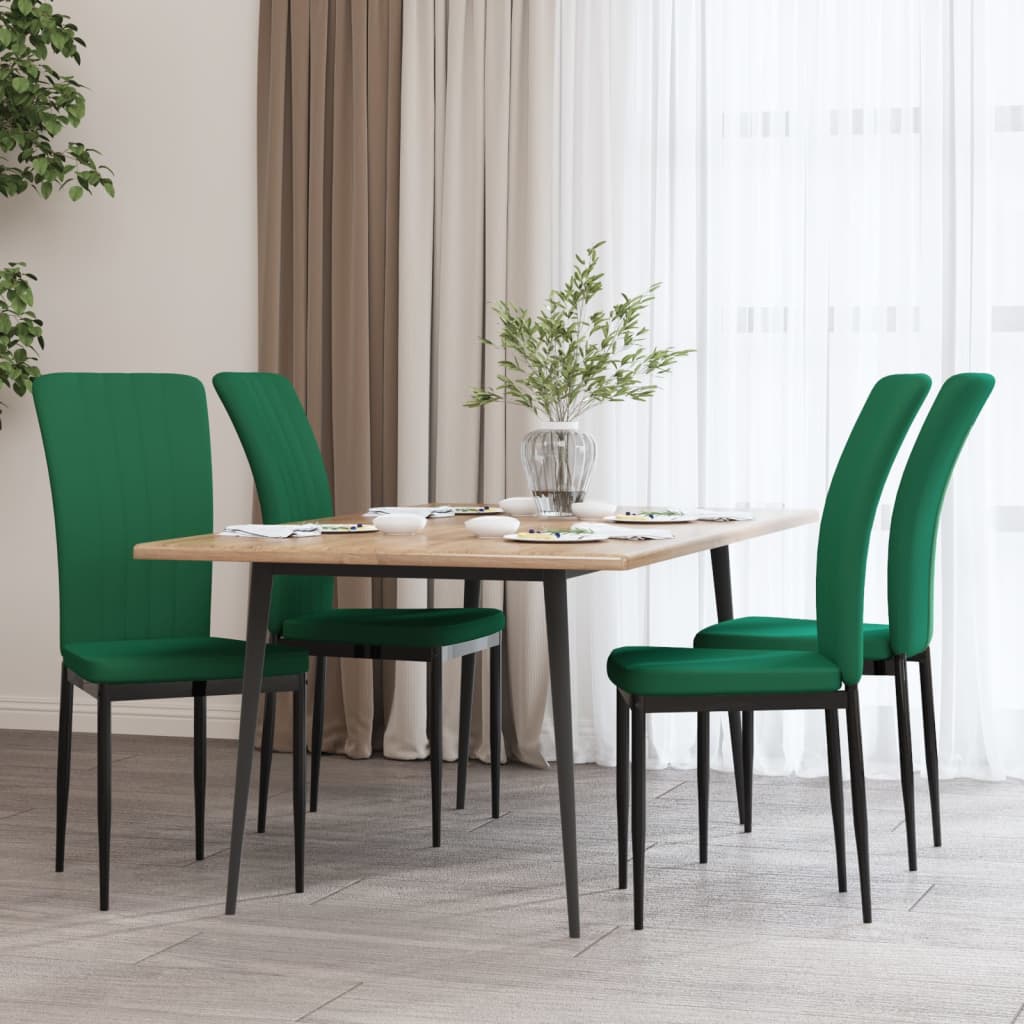 Esszimmerstühle 2 Stk. Senf Samt