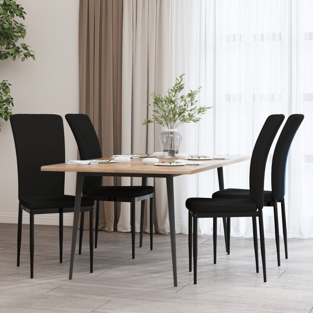Esszimmerstühle 2 Stk. Senf Samt