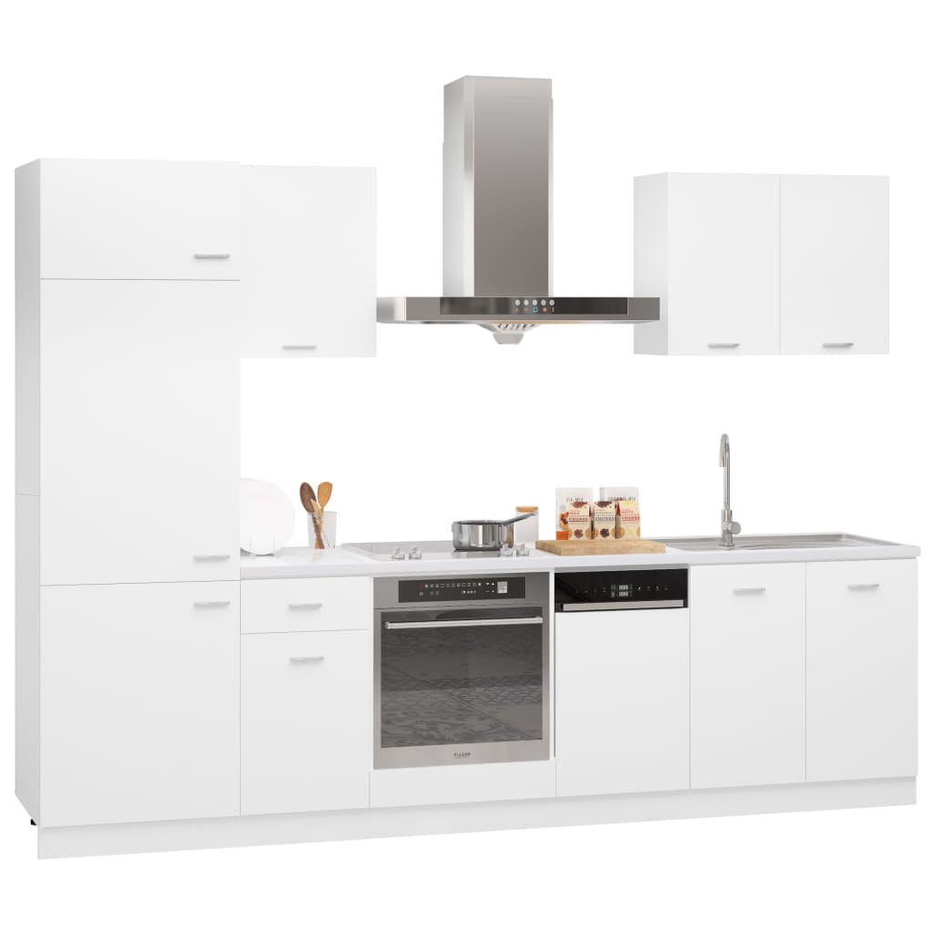 7-Tlg. Küchenzeile Lyon Holzwerkstoff
