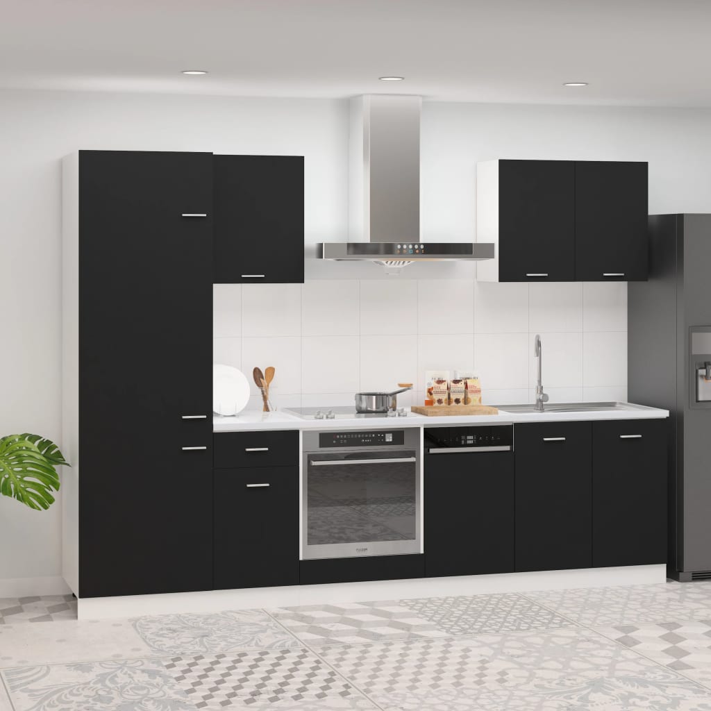 7-Tlg. Küchenzeile Lyon Holzwerkstoff
