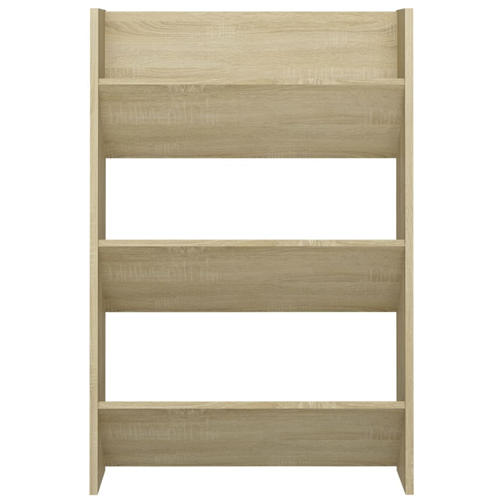 Wand-Schuhschrank Sonoma-Eiche 60X18X Holzwerkstoff Sonoma Eiche