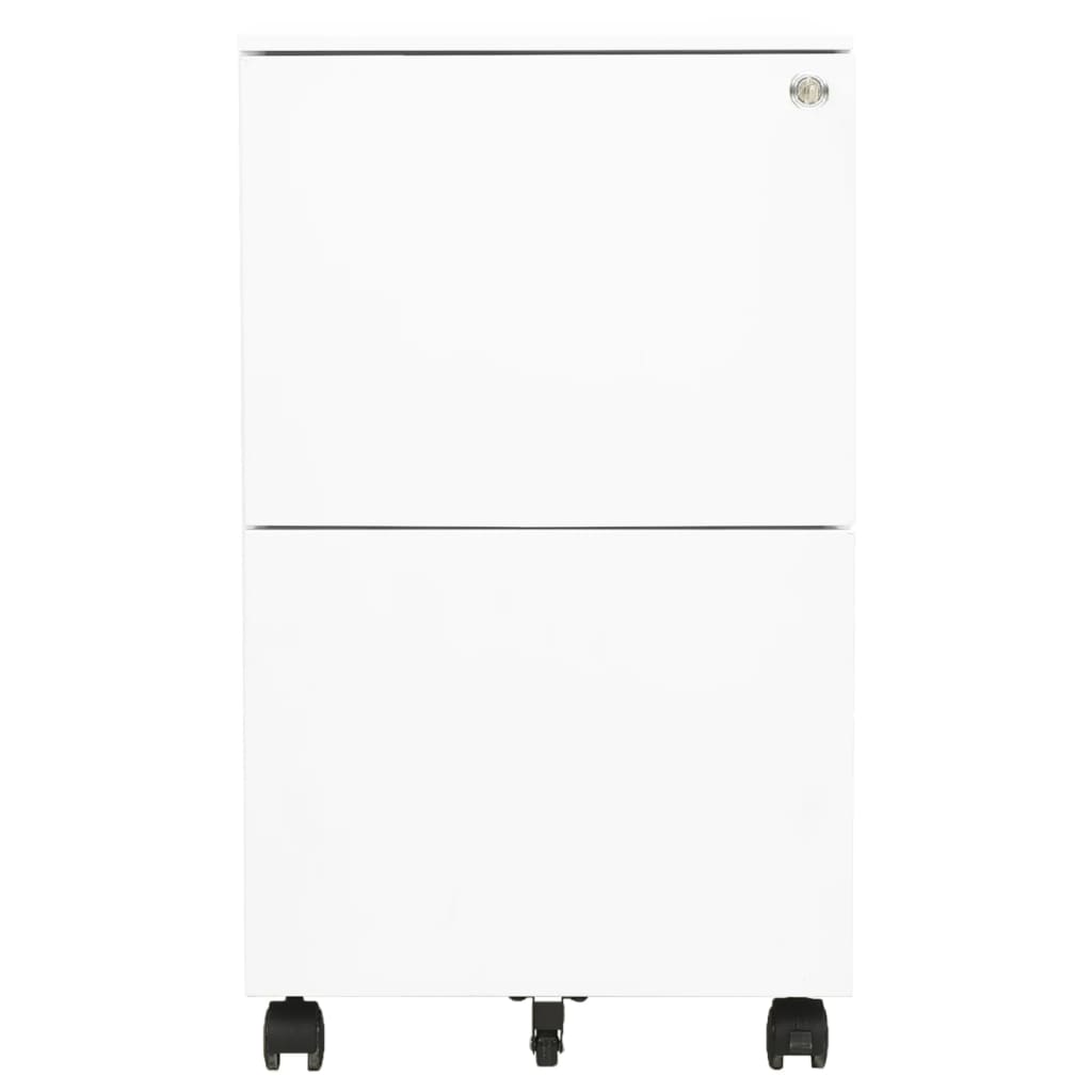 Aktenschrank Mit Rollen 39X45X67 Cm Stahl