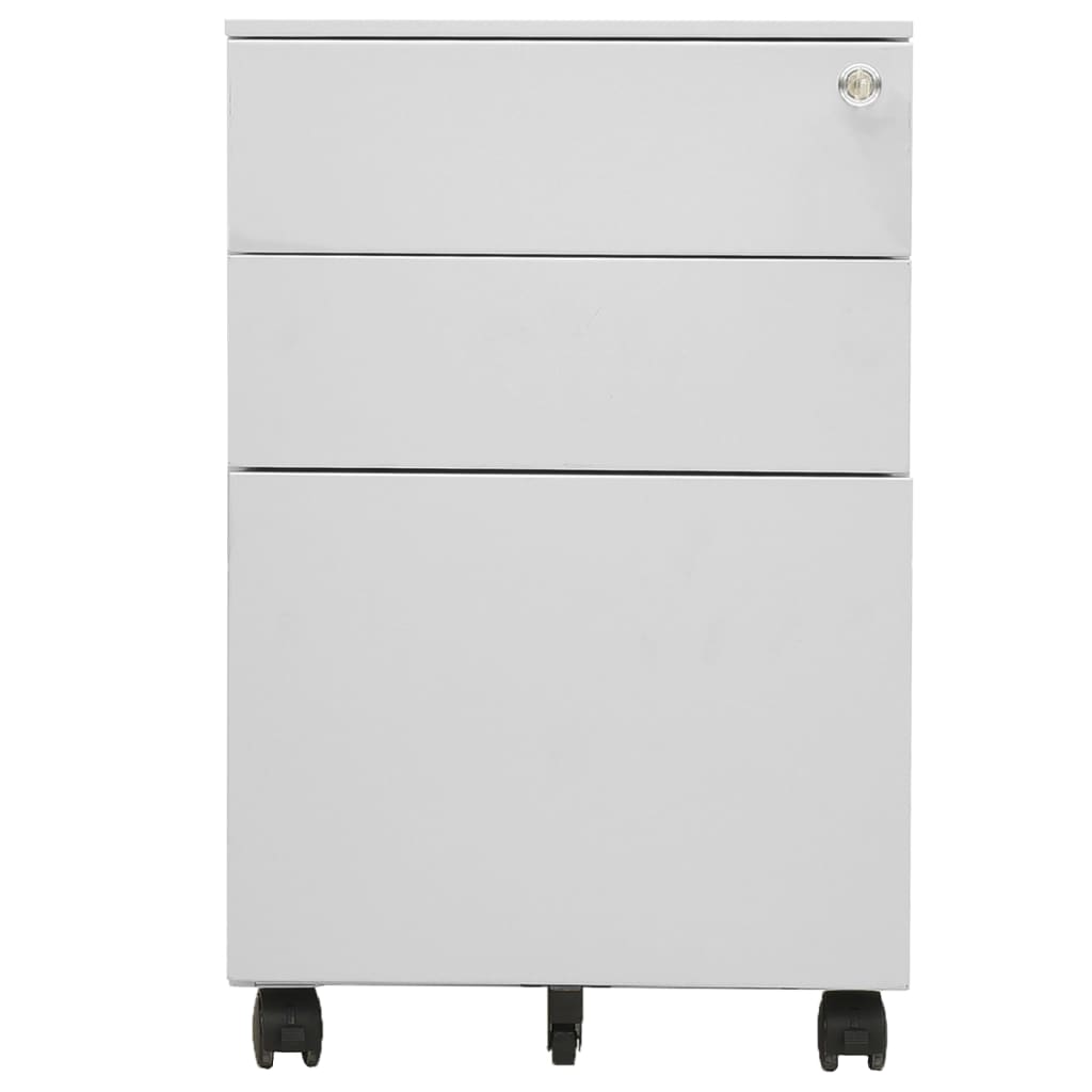 Aktenschrank Mit Rollen 39X45X60 Cm Stahl