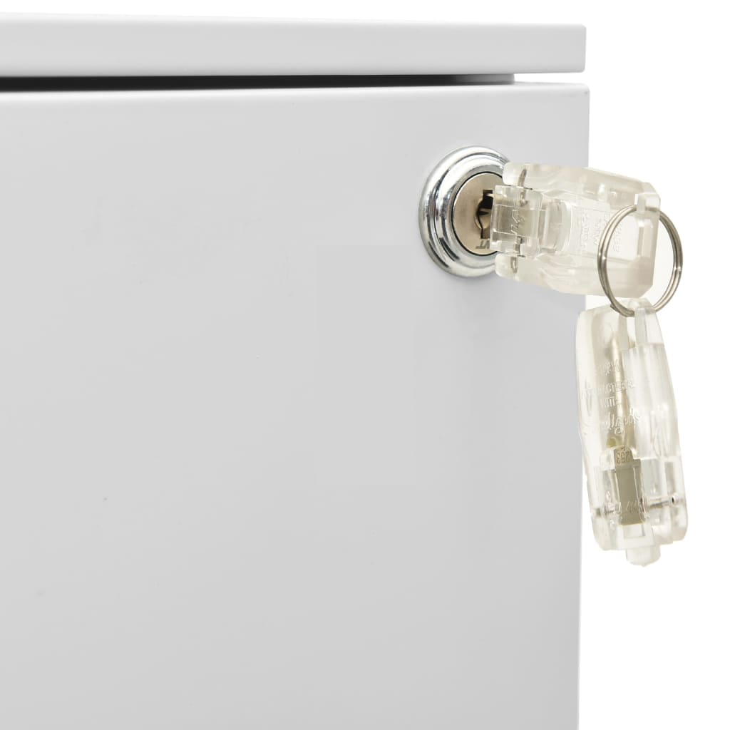 Aktenschrank Mit Rollen 39X45X60 Cm Stahl