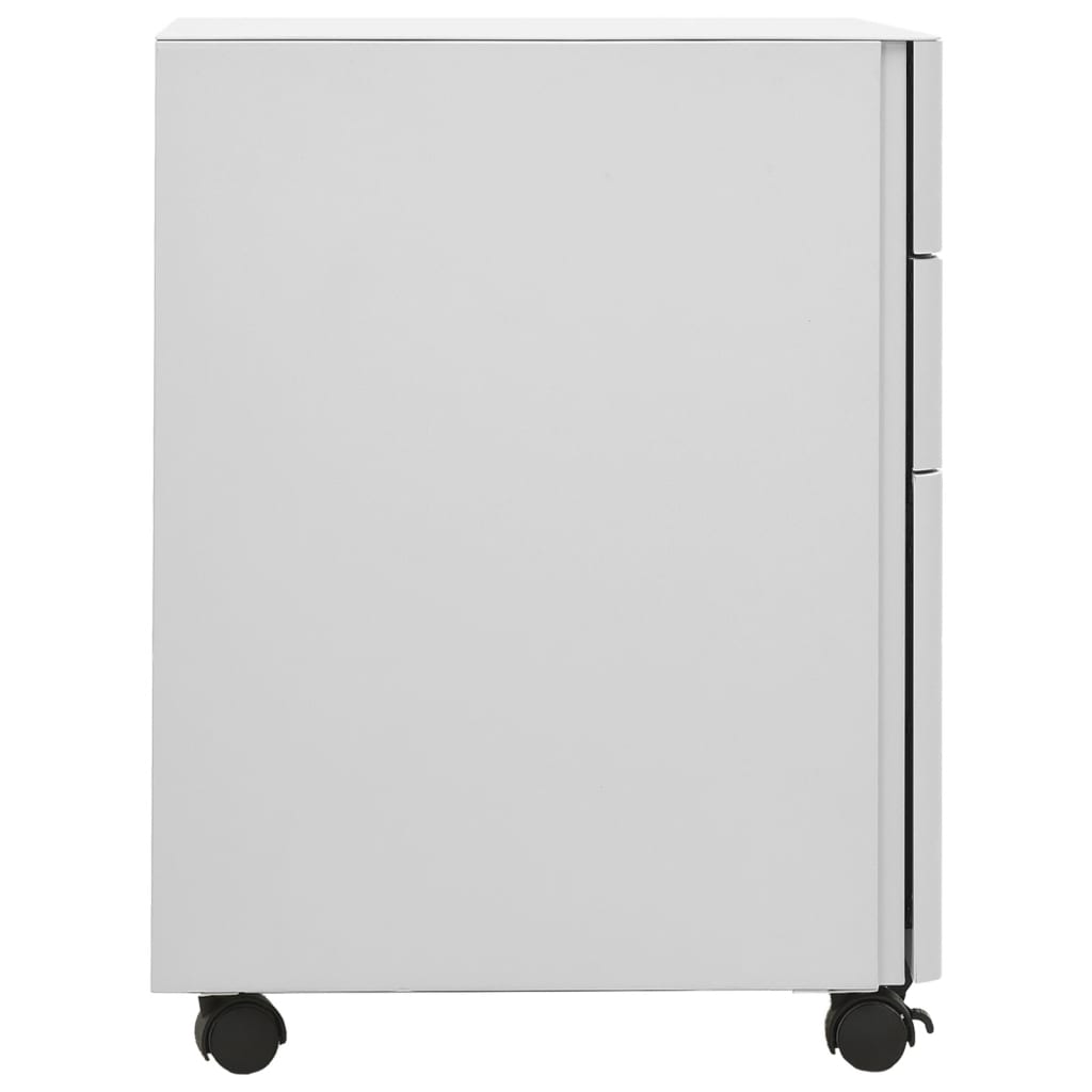 Aktenschrank Mit Rollen 30X45X59 Cm Stahl