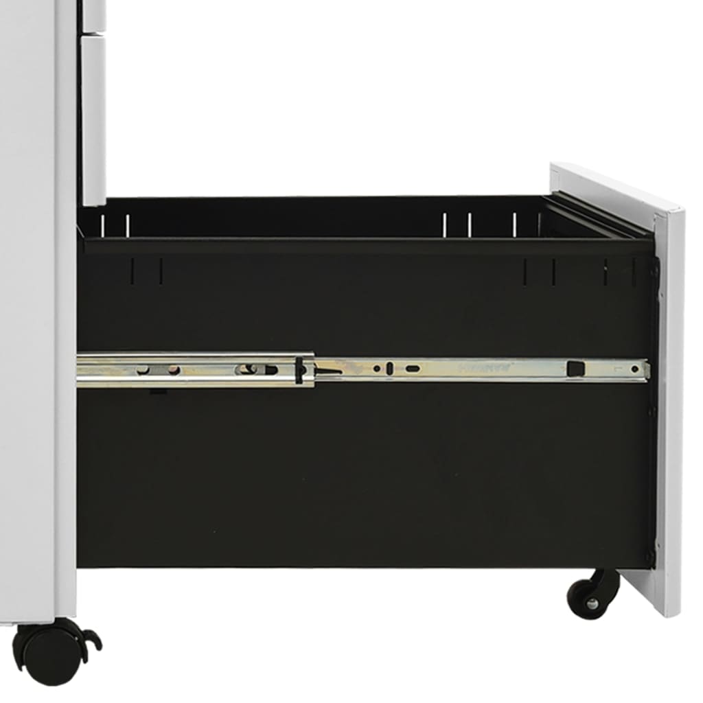 Aktenschrank Mit Rollen 30X45X59 Cm Stahl