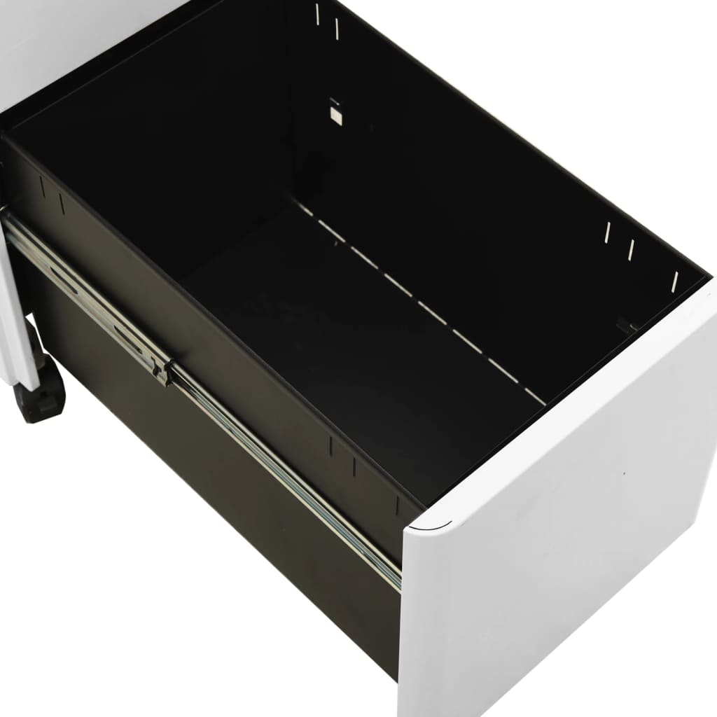 Aktenschrank Mit Rollen 30X45X59 Cm Stahl