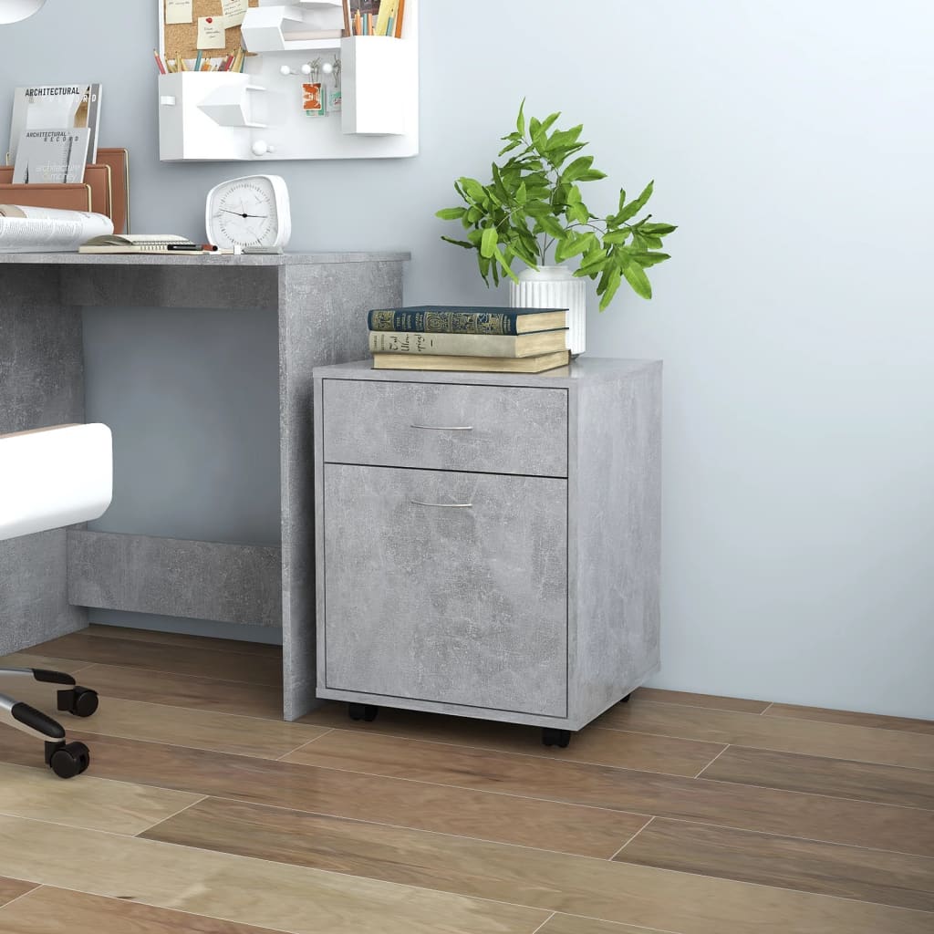 Rollcontainer Artisan-Eiche 45X38X54 Cm Holzwerkstoff
