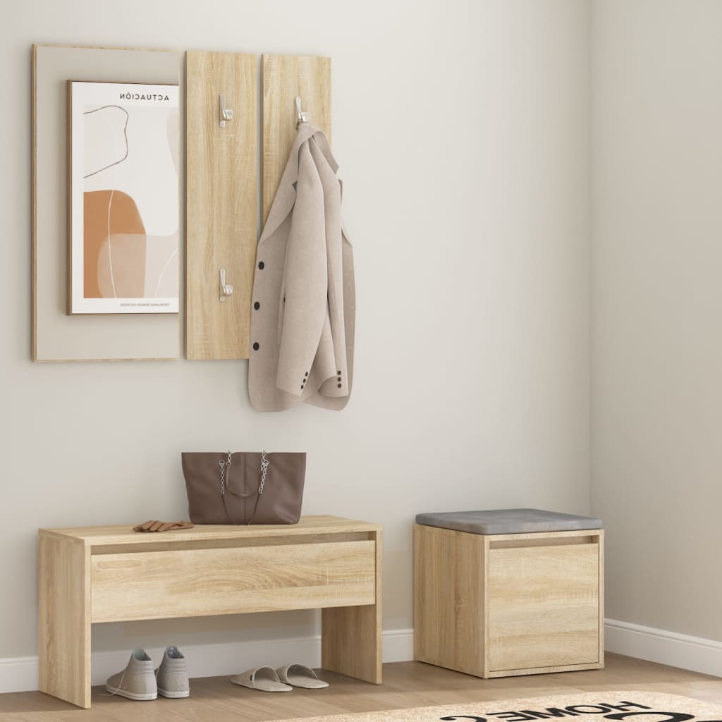 Garderoben-Set Artisan-Eiche Holzwerkstoff