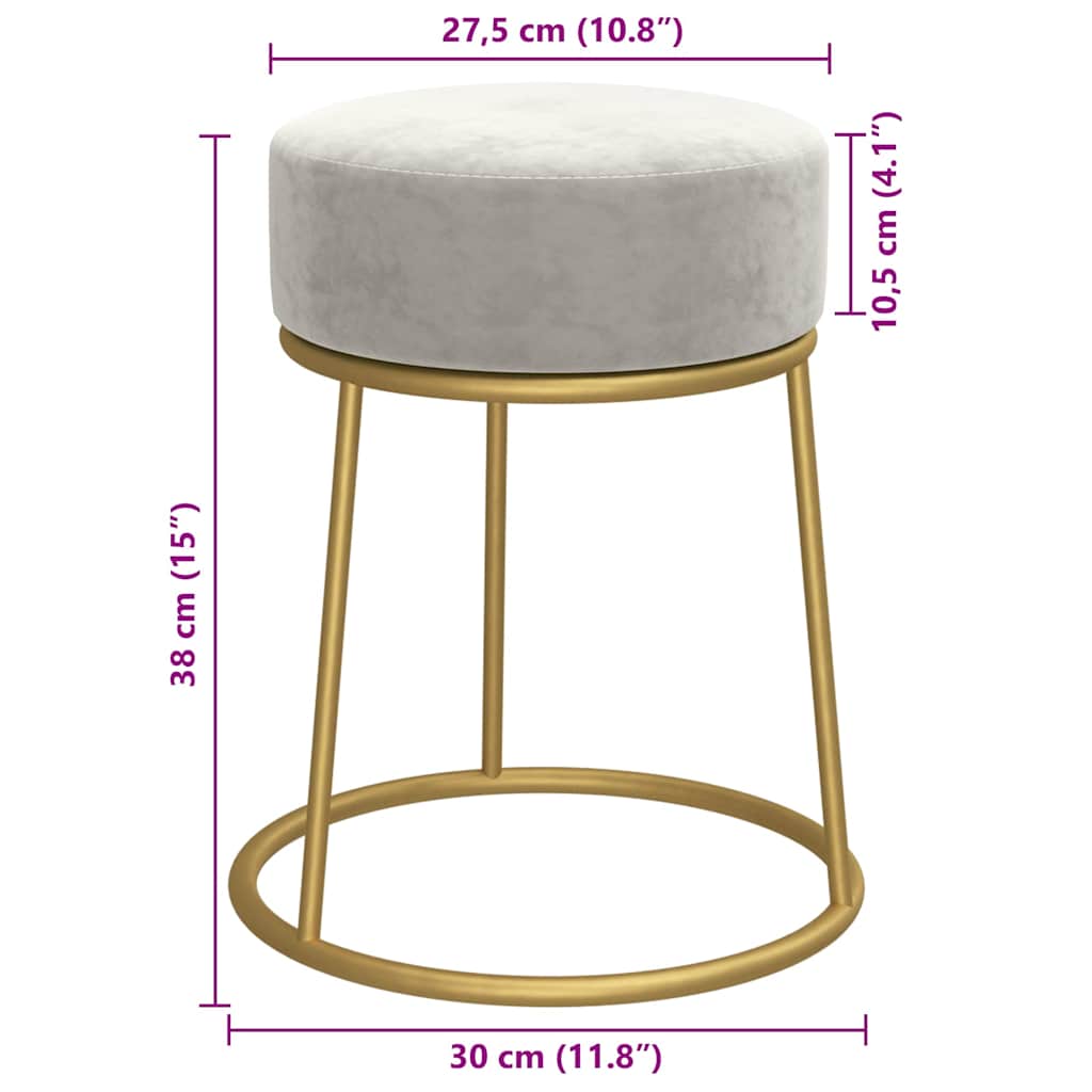 Runder Hocker