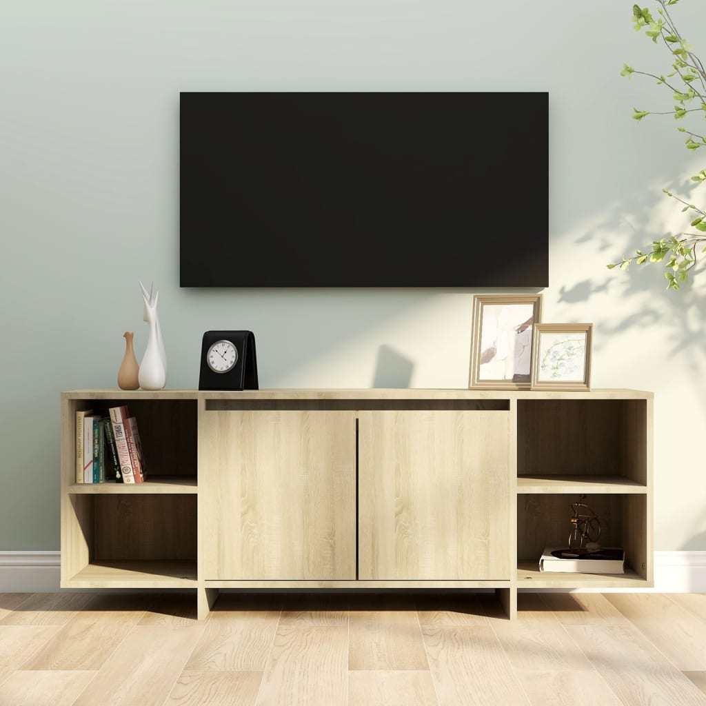 Tv-Schrank Artisan-Eiche 130X35X50 Cm Holzwerkstoff
