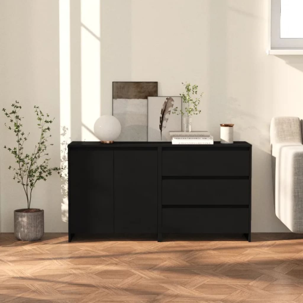 2-Tlg. Sideboard Artisan-Eiche Holzwerkstoff